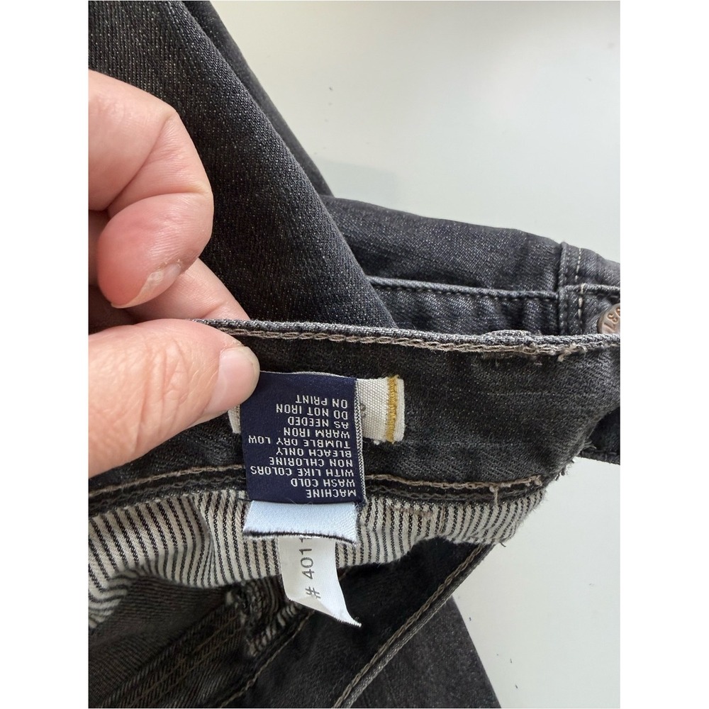 Madewell Mens Black Straight Leg Denim Jeans Authentic Flex Size 30x32 Eco - Picture 8 of 10